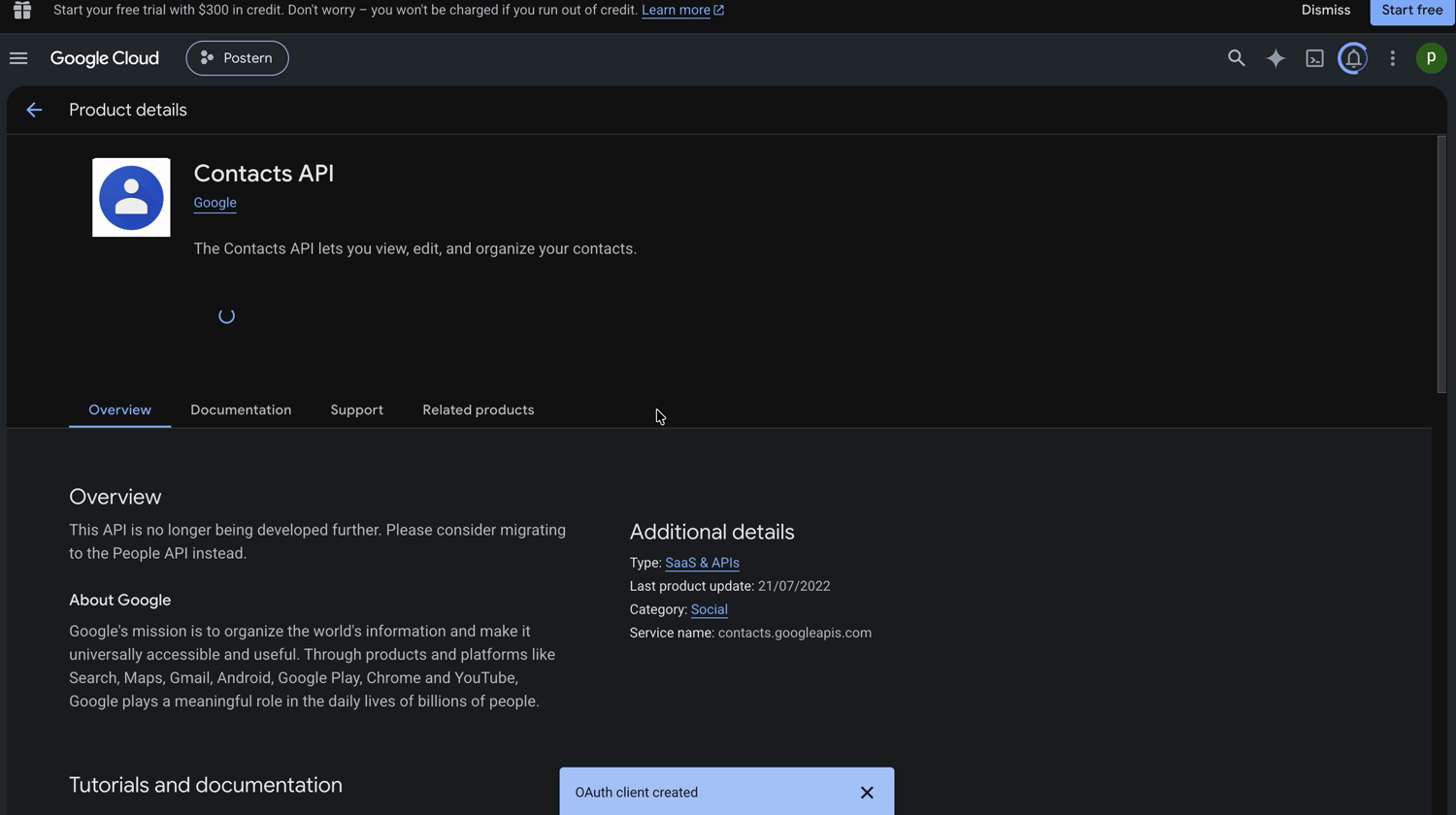 The deprecated Contacts API — the decoy that appears first and does nothing.